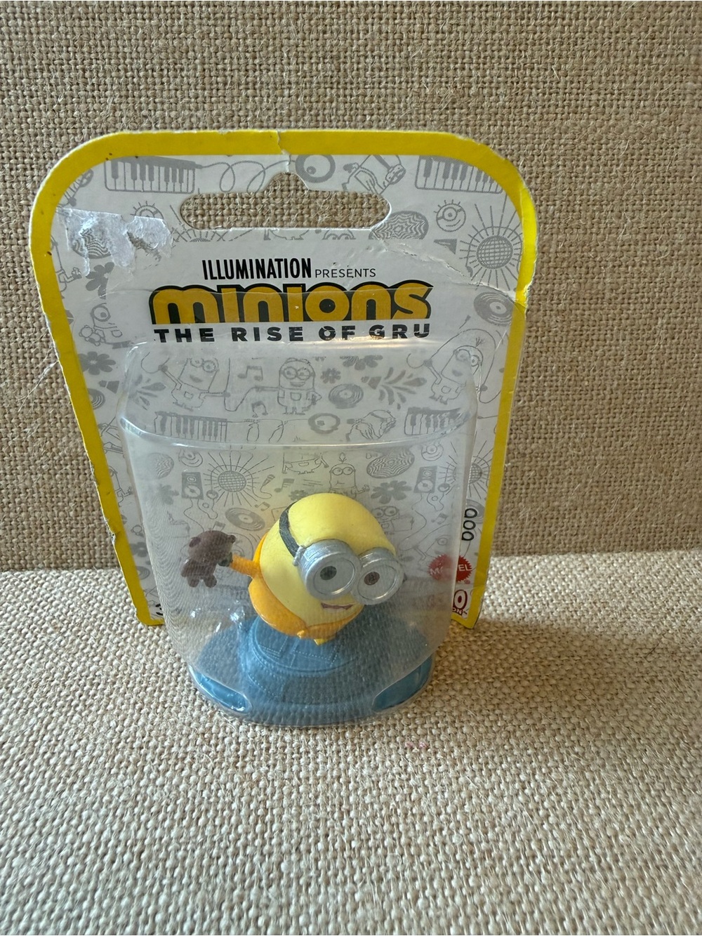 Mattel Yellow & Blue Minion Figure from The Rise of Gru
